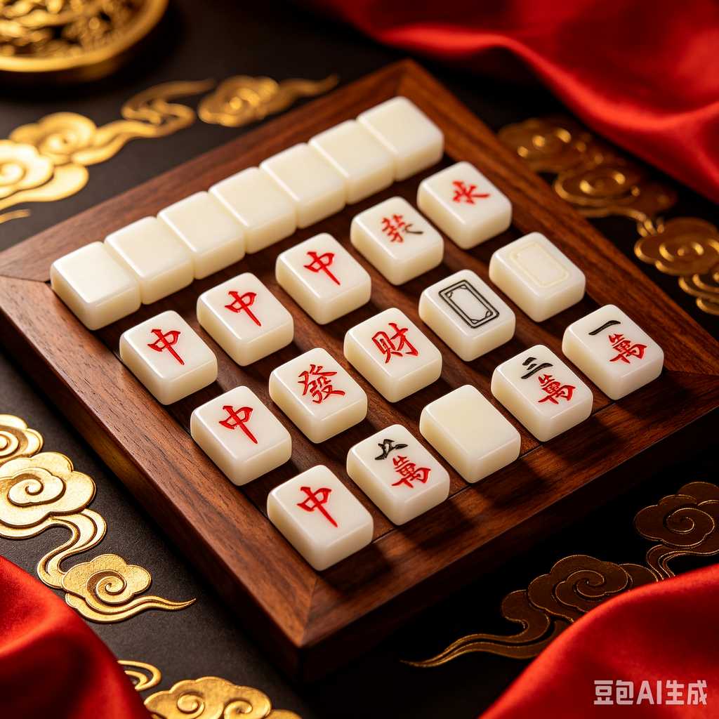 trendy color mahjong set